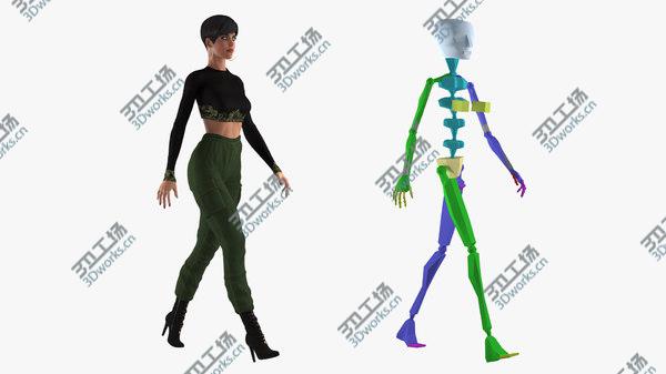 images/goods_img/20210312/3D Woman in Casual Clothes Rigged/2.jpg